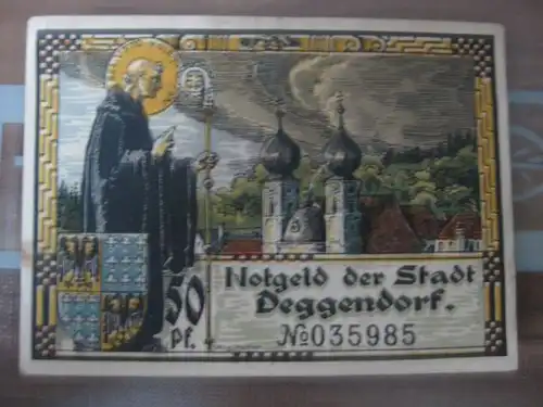 Notgeld Deggendorf, 50 Pf.