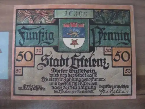 Notgeld Erkelenz, 50 Pf.