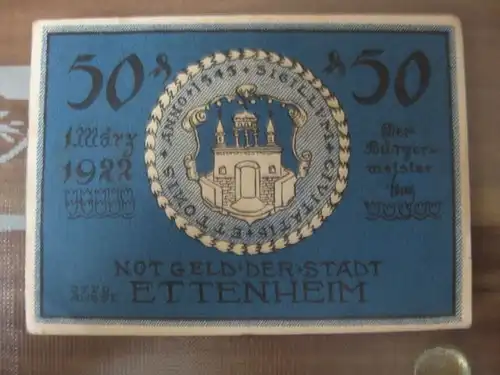 Notgeld Ettenheim, 50 Pf.