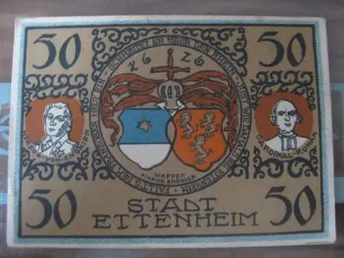 Notgeld Ettenheim, 50 Pf.