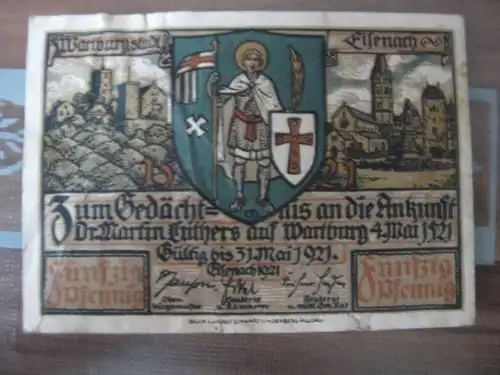 Notgeld Eisenach, 50 Pf.