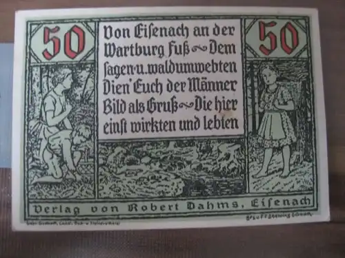 Notgeld Eisenach, 50 Pf.