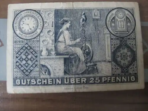 Notgeld Freiburg i. Schlesien 25 Pf.