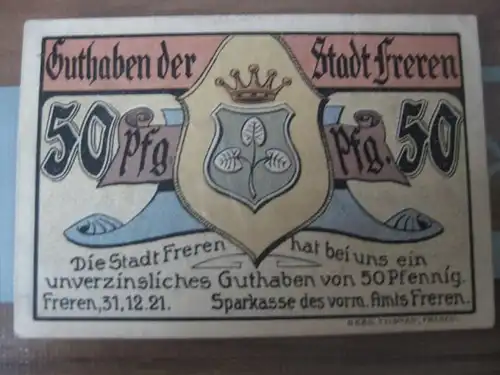 Notgeld Freren, 50 Pf.