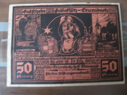 Notgeld Fränkisch-Crumbach, 50 Pf.