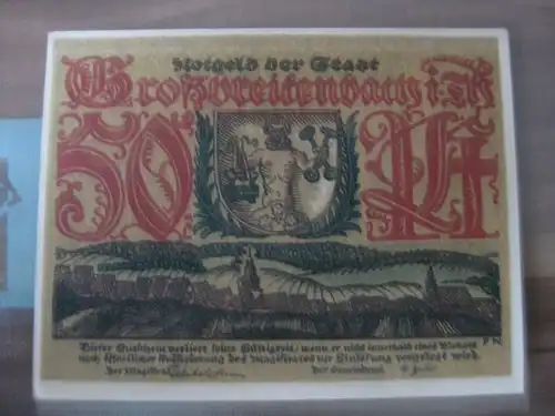 Notgeld Großbreitenbach, 50 Pf.