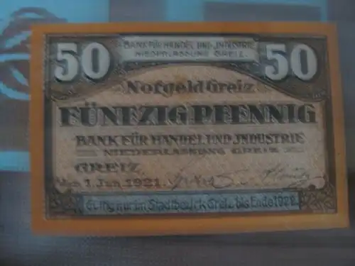 Notgeld Greiz, 50 Pf.