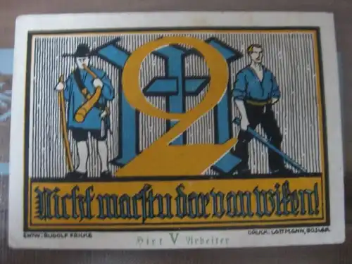 Notgeld Goslar, 2 Mark