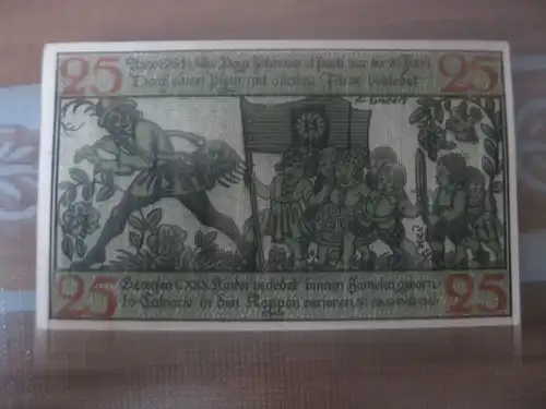 Notgeld Hameln, 25 Pf.