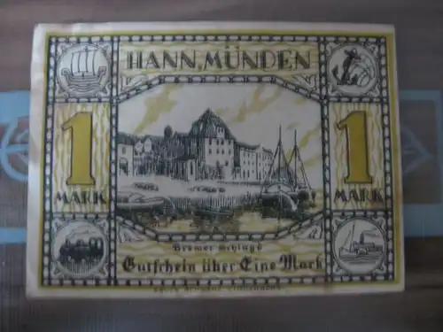 Notgeld Hannov-Münden, 1 Mark