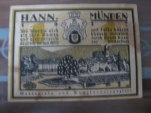 Notgeld Hannov-Münden, 1 Mark