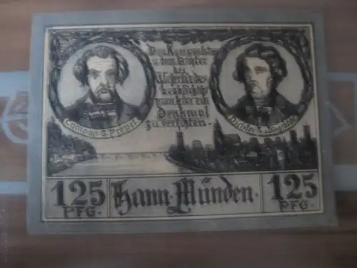 Notgeld Hannov-Münden, 125 Pf.