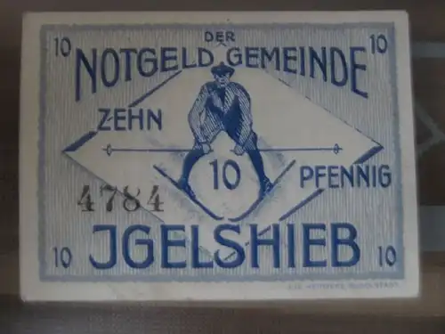 Notgeld Igelshieb, 10 Pf.