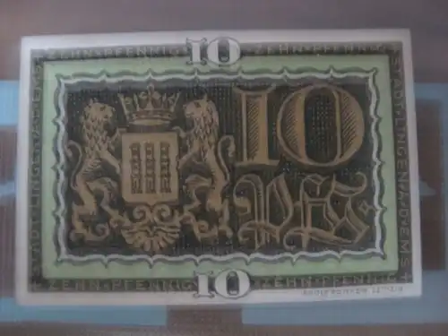 Notgeld Lingen, 10 Pf.