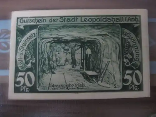 Notgeld Leopoldshall i. Anh., 50 Pf.