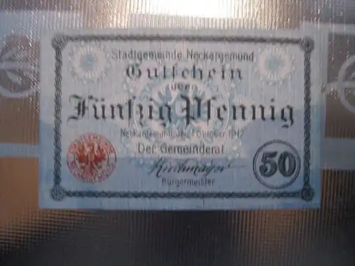 Notgeld Neckargemünd, 50 Pf.