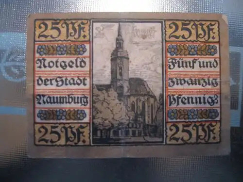 Notgeld Naumburg, 25 Pf.