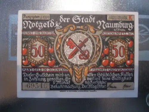 Notgeld Naumburg, 50 Pf.