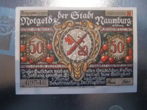 Notgeld Naumburg, 50 Pf.