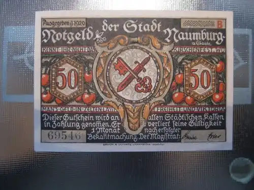 Notgeld Naumburg, 50 Pf.