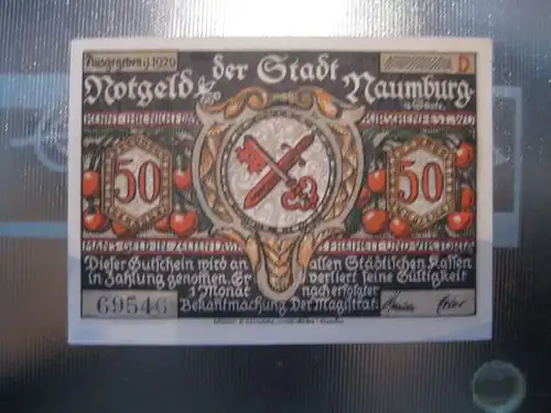 Notgeld Naumburg, 50 Pf.