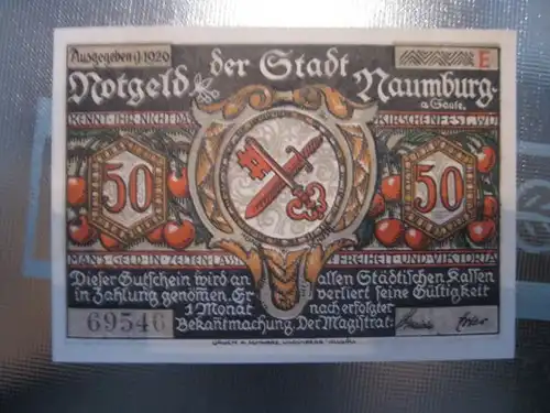 Notgeld Naumburg, 50 Pf.