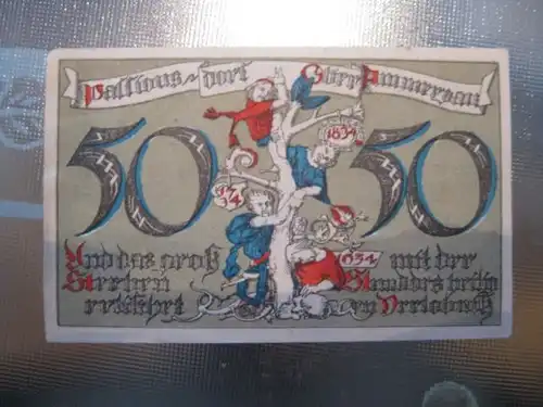 Notgeld Oberammergau, 50 Pf.