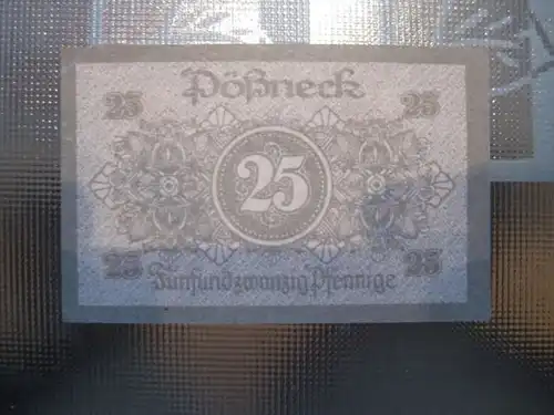 Notgeld Pößneck, 25 Pf.k