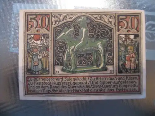 Notgeld Querfurt, 50 Pf.