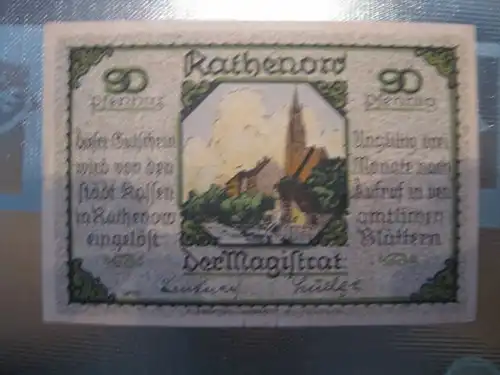 Notgeld Rathenow, 90 Pf.