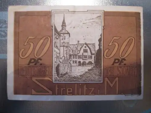 Notgeld Strelitz, 50 Pf.