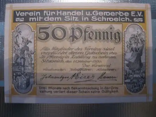 Notgeld Schweich, 50 Pf.