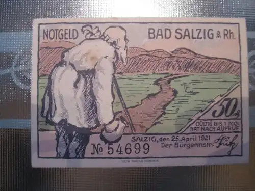 Notgeld Bad Salzig, 50 Pf.