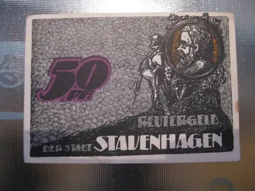 Notgeld Stavenhagen, 50 Pf.