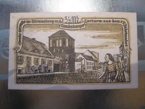 Notgeld Strausberg, 1/2 Mark