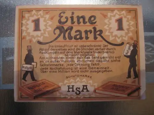 Notgeld Süderbrarup, 1 Mark