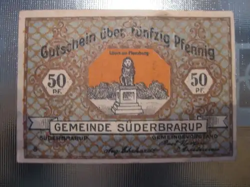 Notgeld Süderbrarup, 50 Pf.