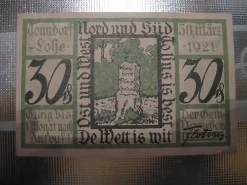 Notgeld Tonndorf-Lohe, 30 Pf.