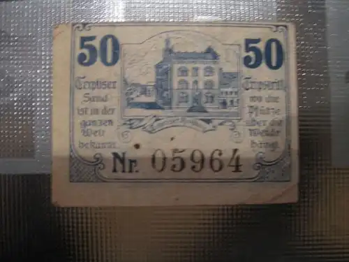 Notgeld Triptis, 50 Pf.