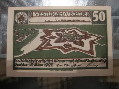 Notgeld Vechta, 50 Pf.