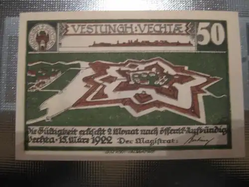 Notgeld Vechta, 50 Pf.