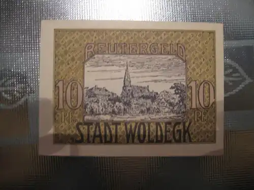 Notgeld Woldegk, 10 Pf.