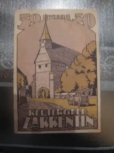 Notgeld Zarentin, 50 Pf.