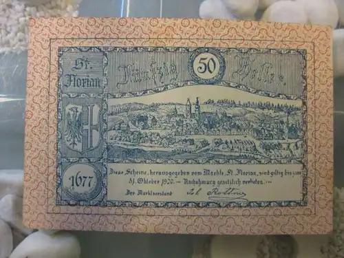 Notgeld St. Florian / Österreich, 50 Heller