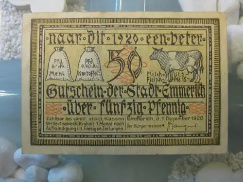 Notgeld Emmerich, 50 Pf.