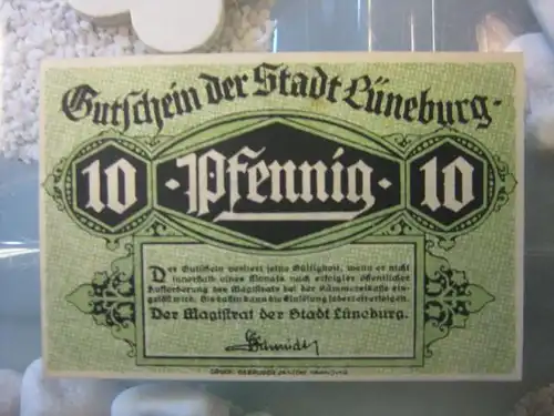 Notgeld Lüneburg, 10 Pf.