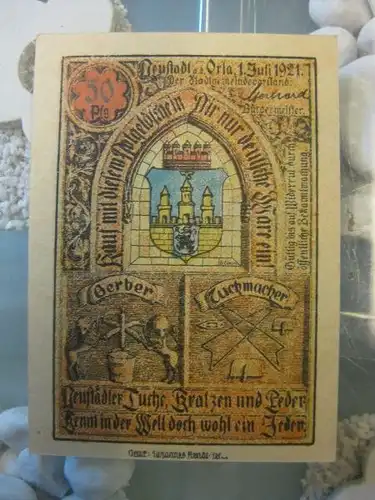 Notgeld Neustadt / Orla, 50 Pf.