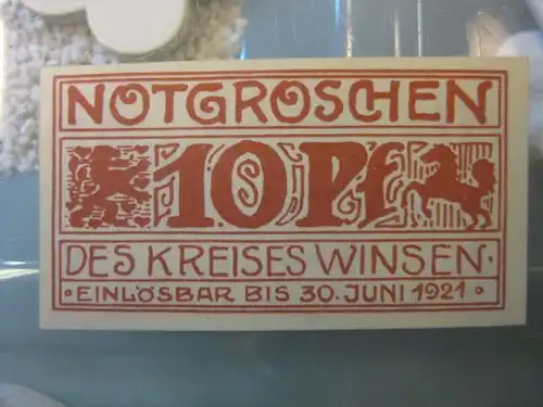 Notgeld Winsen, 10 Pf.