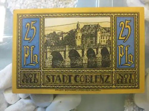 Notgeld Coblenz, Koblenz, 25 Pf.