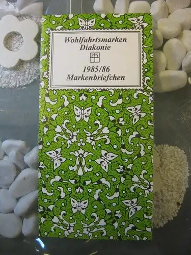 Diakonie Wohlfahrtsmarken Markenheftchen,
Markenheft 1985/86